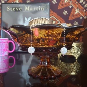 Mother of pearl dangle earrings